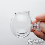 迷你波卡 紅蟲玻璃餵食器（橢圓身/附吸盤）