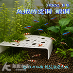 魚蝦防空洞 蝦洞 白色 H022